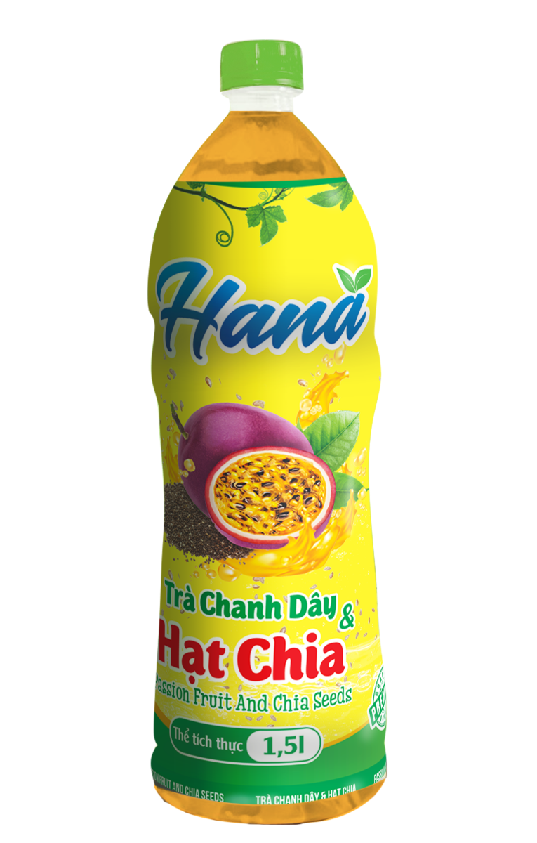 Nước trà vị chanh dây hạt chia Hana 10h