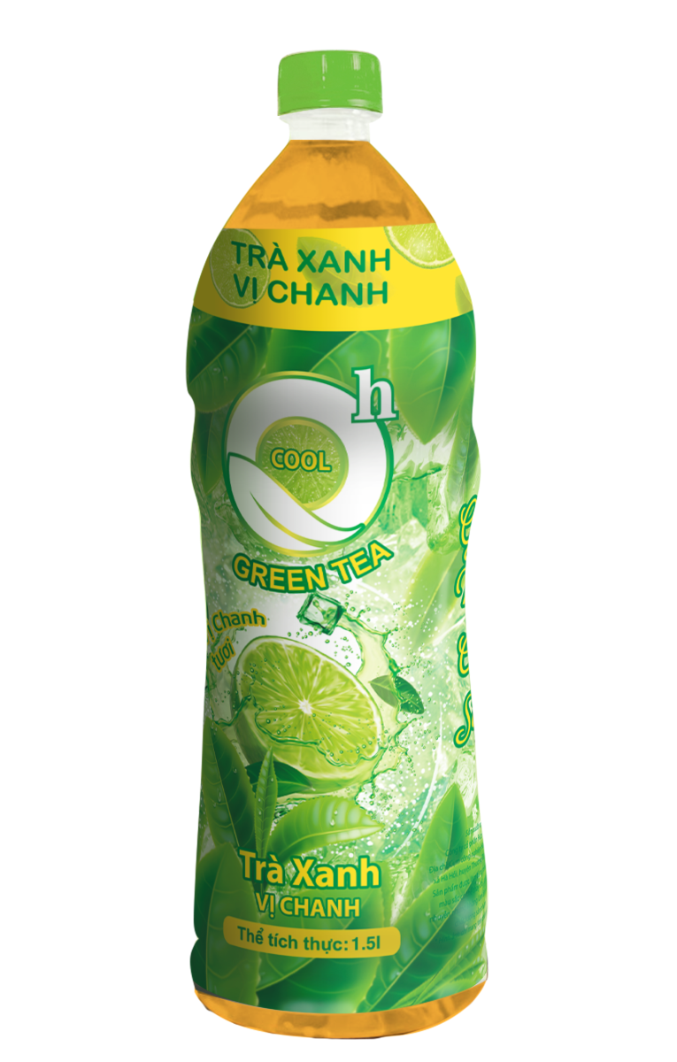 Nước trà xanh hương chanh ÔC2 10h