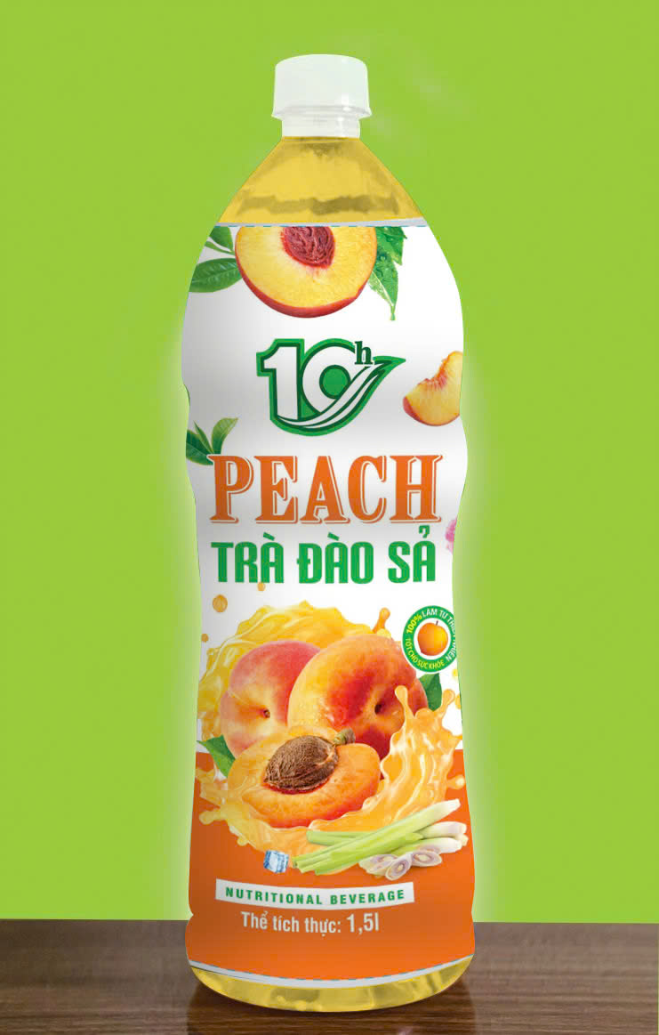 TCB Nước trà vị đào cam sả 10h