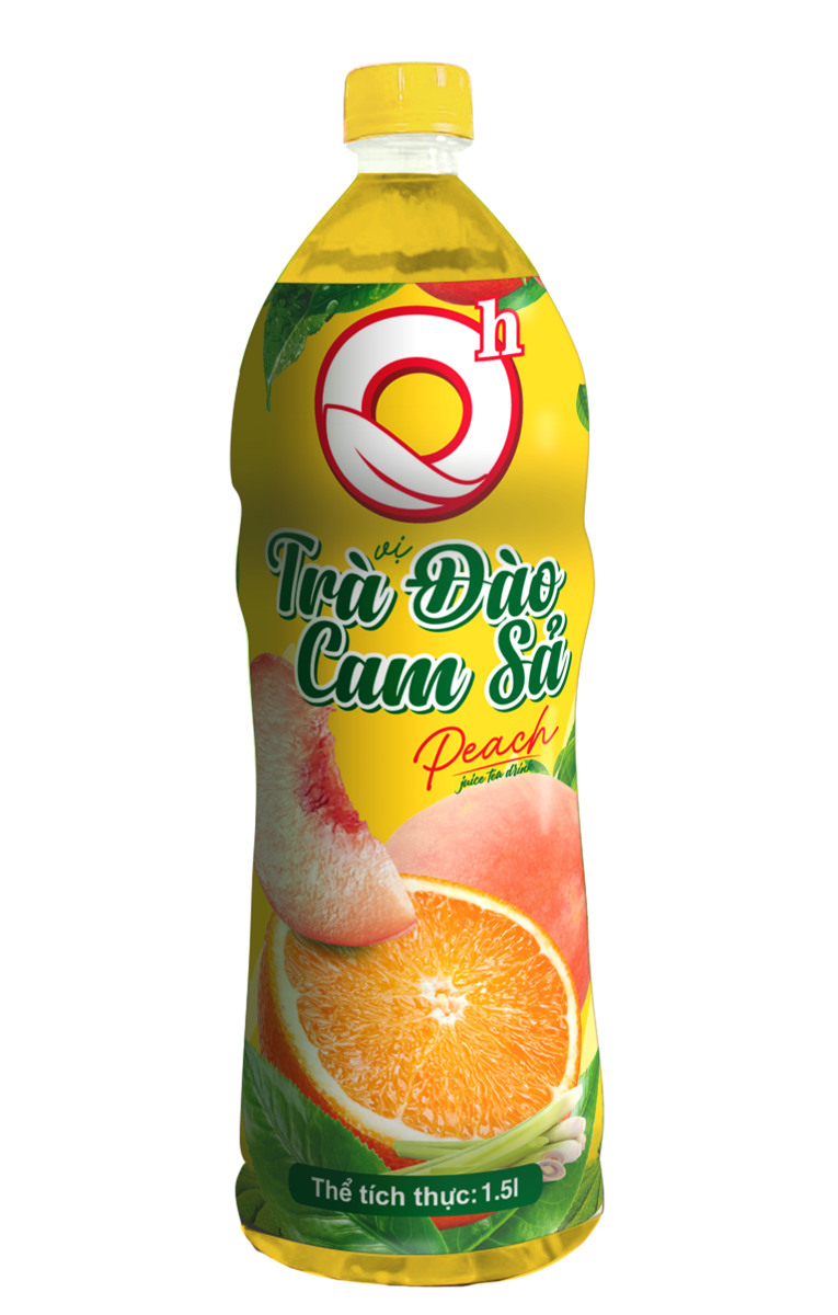 Nước trà vị đào cam sả 0h